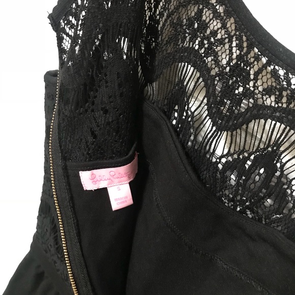 Lilly Pulitzer Rehea Dress Lace Overlay Bodice - Picture 7 of 8